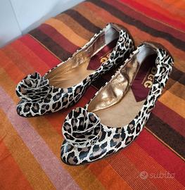 Ballerine da donna D&G con stampa leopardata