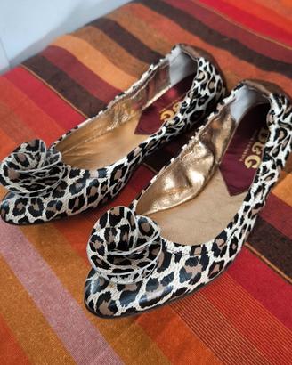 Ballerine da donna D&G con stampa leopardata