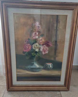 Dipinto "Rose" di G. Orfeo Manfredi 