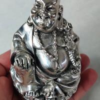 Buddha portafortuna placcato in Argento 925%