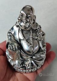 Buddha portafortuna placcato in Argento 925%