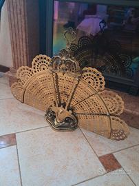 parascintille per camino in ottone 