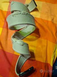 cintura in cotone con fibia