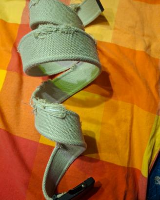 cintura in cotone con fibia