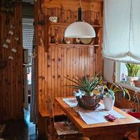 Tinello/pranzo in abete massiccio