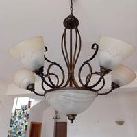 Lampadario classico 6 luci