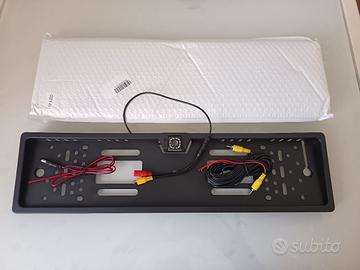 portatarga con telecamera 