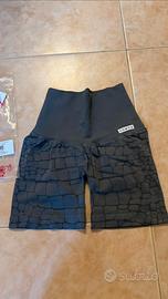Shorts Push Uo Cocco Grigio-FGM04 Modello Donna