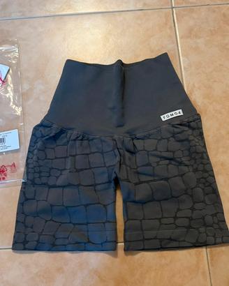 Shorts Push Uo Cocco Grigio-FGM04 Modello Donna