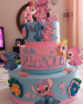 torta scenografica tema stich 