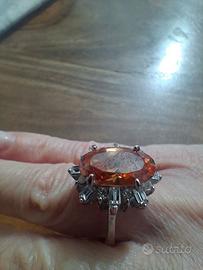 Anello vintage pietre colorate