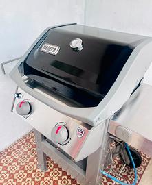 Bbq WEBER Spirit II con copertura girarrosto e …..