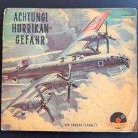 “Achtung! Hurrikan‑Gefahr" vinile con libretto.