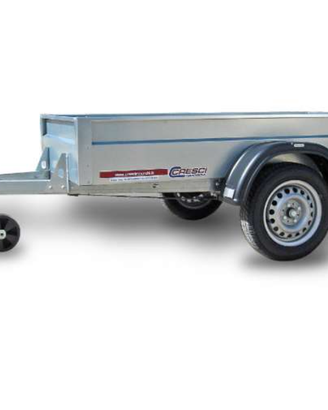 Carrello rimorchi cresci H7B con freni 201 X 112cm