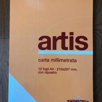 carta millimetrata + carta da lucido