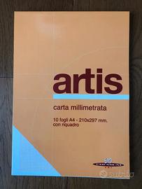 carta millimetrata + carta da lucido