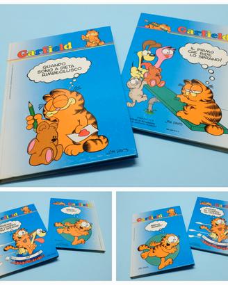 6x quaderni A5 cartonati GARFIELD 1978 - temperini