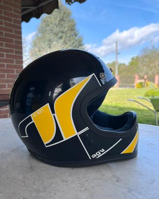 Casco AGV X101 d epoca nero 56 Cross regolarità