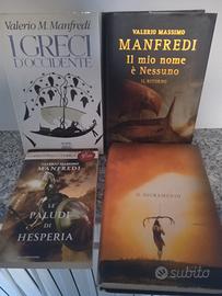 Lotto 4 libri Valerio Massimo Manfredi 