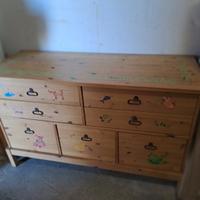 Cassettiera in legno
