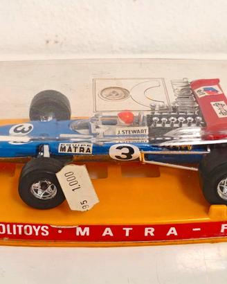 MATRA F1 JACKIE STEWART POLITOYS SCALA 1/32