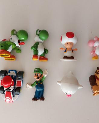 Lotto 8 Personaggi Super Mario