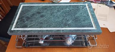 griglia da tavolo in pietra ollare 