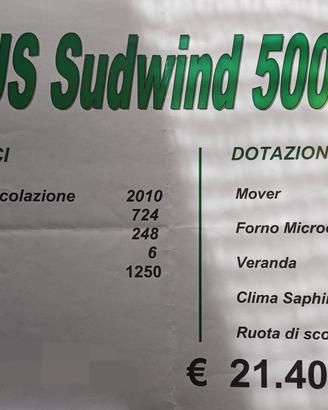 Roulotte Knaus Sudwind 500 FSK