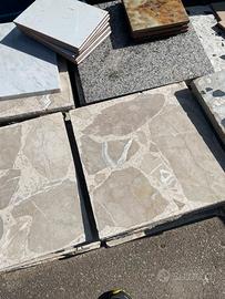 Mattoni segato di marmo