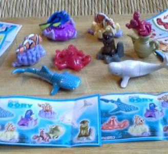 Finding Dory serie completa kinder anno 2016