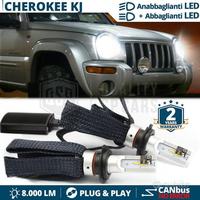 Kit Lampade FULL LED H4 PER Jeep Cherokee KJ 6500K