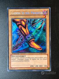 Yu-Gi-Oh carta gamba sx del proibito secret 