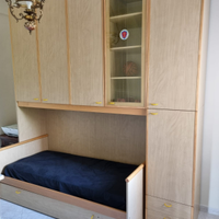 Letto con armadio