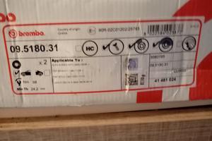 DISCHI FRENI ALFA ROMEO MITO ANTERIORI