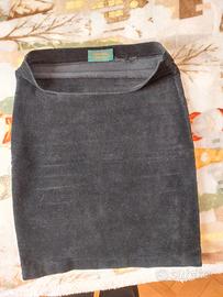 gonna nera di velluto