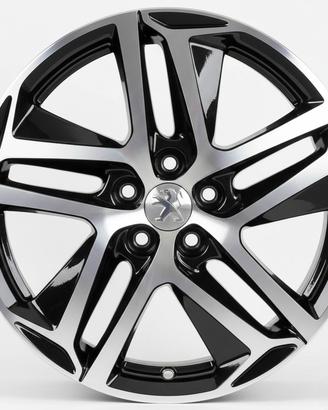 4 Cerchi da 18' in Lega - Peugeot - 308 New - 9677