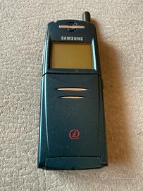 Telefono Samsung, blu vintage