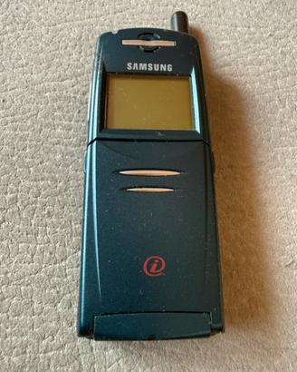 Telefono Samsung, blu vintage
