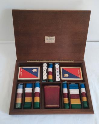 Cofanetto da gioco vintage Dal Negro anni 70/80