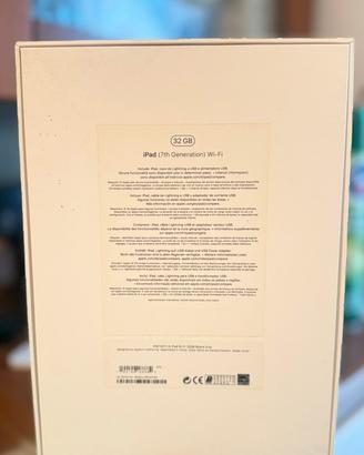Ipad 7th generazione solo scatola