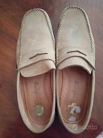 mocassini camoscio uomo