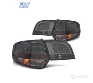 FANALI AUDI A3 8PA SPORTBACK 04-08 LED ROSSO AFFUM