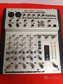 Mixer audio Karma MX 4906 compatto a 6 canali
