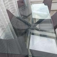 Tavolo rettangolare in vetro 180x90