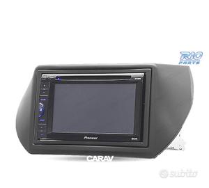 CORNICE NERA RADIO 2-DIN PER CITROEN NEMO PEUGEOT 