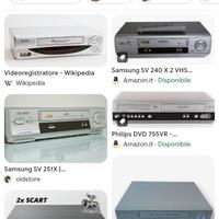videoregistratore VHS 