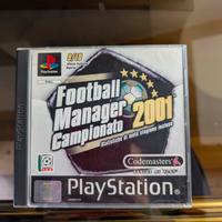 FootballManager2001 Certificato di autenticità PS1