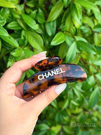 Mollettone capelli accessorio chanel donna