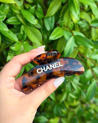 Mollettone capelli accessorio chanel donna