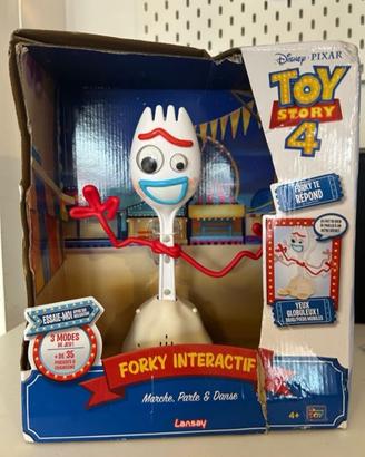 Toy Story 4 Forky Personaggio Interattivo Francese